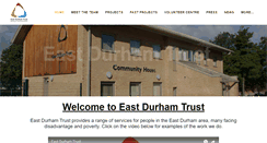Desktop Screenshot of eastdurhamtrust.org.uk