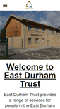 Mobile Screenshot of eastdurhamtrust.org.uk